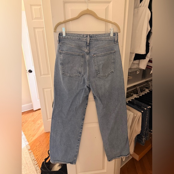 Agolde Harper Mid Rise Relaxed Straight Jeans - Picture 6 of 7